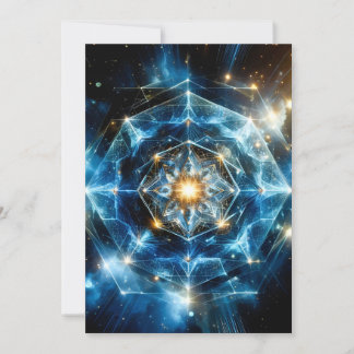Kosmische Geometrie Mandala Stern Universum Abstra Ankündigung
