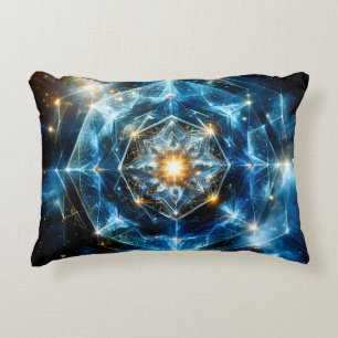 Kosmische Geometrie Mandala Stern Universum Abstra Dekokissen