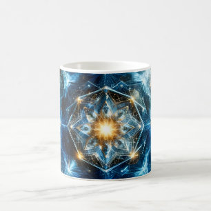 Kosmische Geometrie Mandala Stern Universum Abstra Kaffeetasse