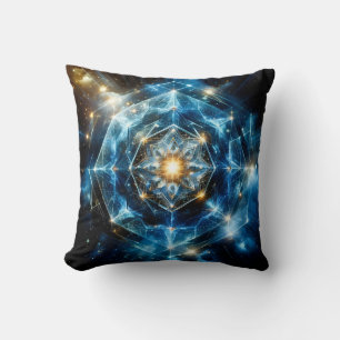 Kosmische Geometrie Mandala Stern Universum Abstra Kissen
