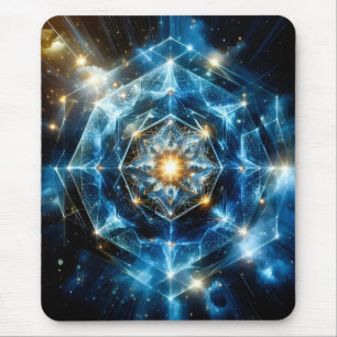 Kosmische Geometrie Mandala Stern Universum Abstra Mousepad