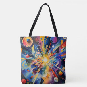Kosmische geometrische Explosion Abstrakt