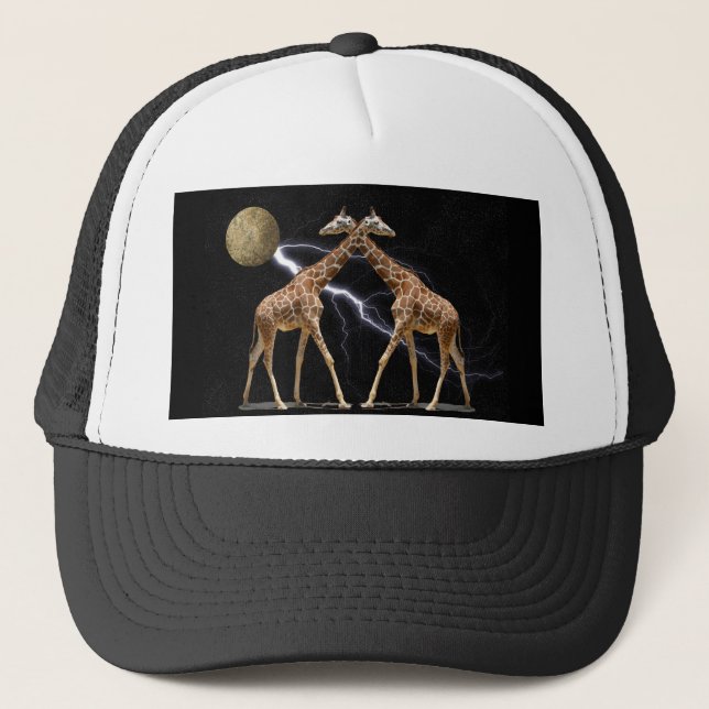 KOSMISCHE GIRAFFEN 2 TRUCKERKAPPE (Vorderseite)