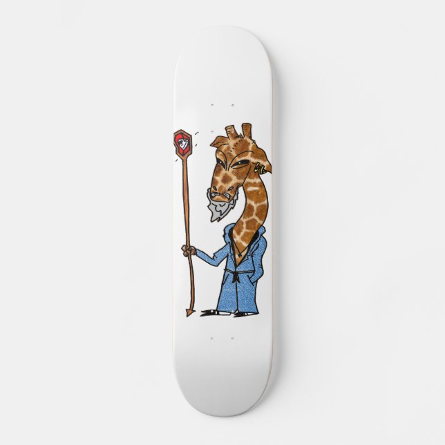 Kosmische Giraffen-Skate-Plattform Skateboard (Vorderseite)