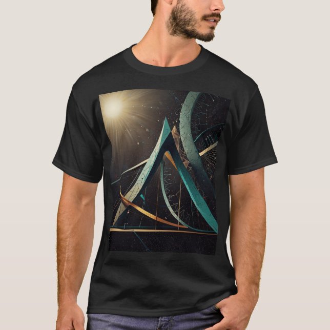 Kosmische Gleichung T-Shirt (Vorderseite)