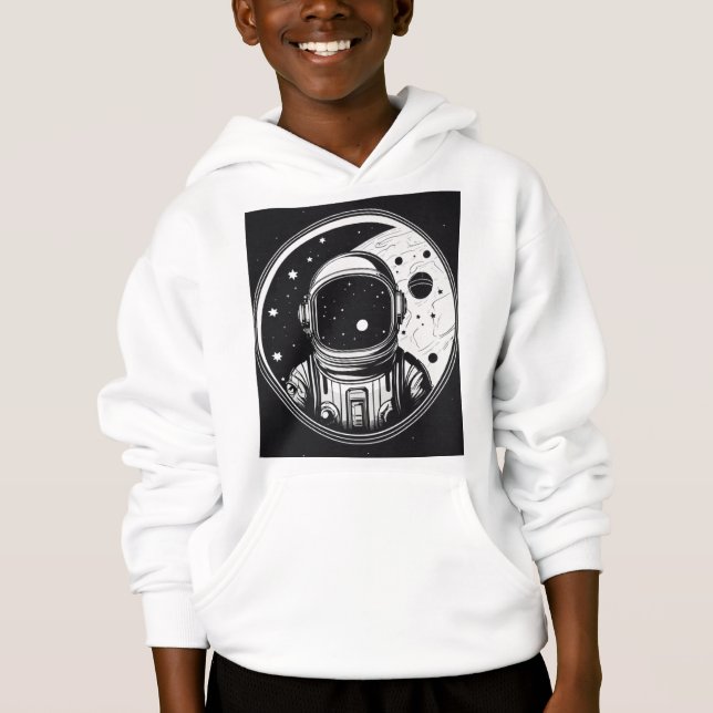 Kosmische Gravity-T-Shirts Hoodie (Vorderseite)