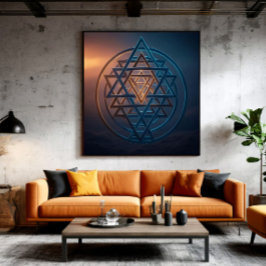 Kosmische Harmonie: Das Ewige Emblem Poster