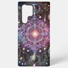 "Kosmische Harmonie: Panorama der heiligen Geometr Samsung Galaxy Hülle