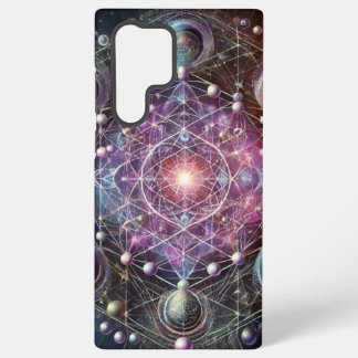 "Kosmische Harmonie: Panorama der heiligen Geometr Samsung Galaxy Hülle