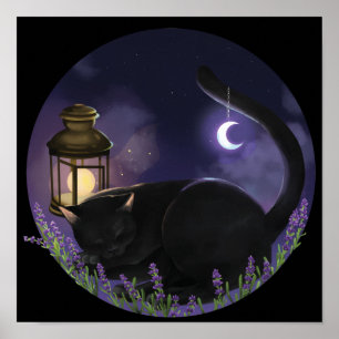 Kosmische Hexe Poster