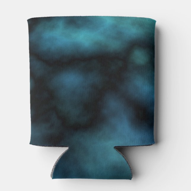 Kosmische Imitate Blauer Marmor Dosenkühler (Rückseite)