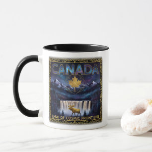 Kosmische Kanada-Natur-Himmels-Kunst Tasse