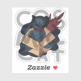 Kosmische Katze Aufkleber