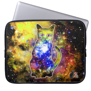 Kosmische Katze Beta Electronics Bag Laptopschutzhülle