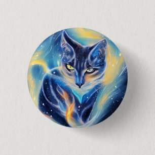 Kosmische Katze Button