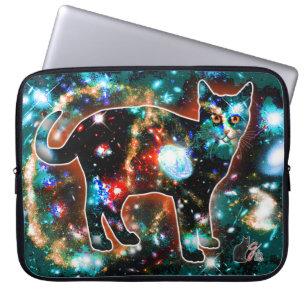 Kosmische Katze Gamma Electronics-Tasche Laptopschutzhülle