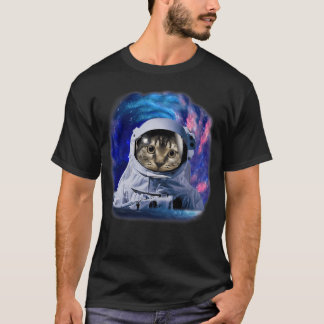 Kosmische Katze im Weltraum Astrokatze in der Gala T-Shirt
