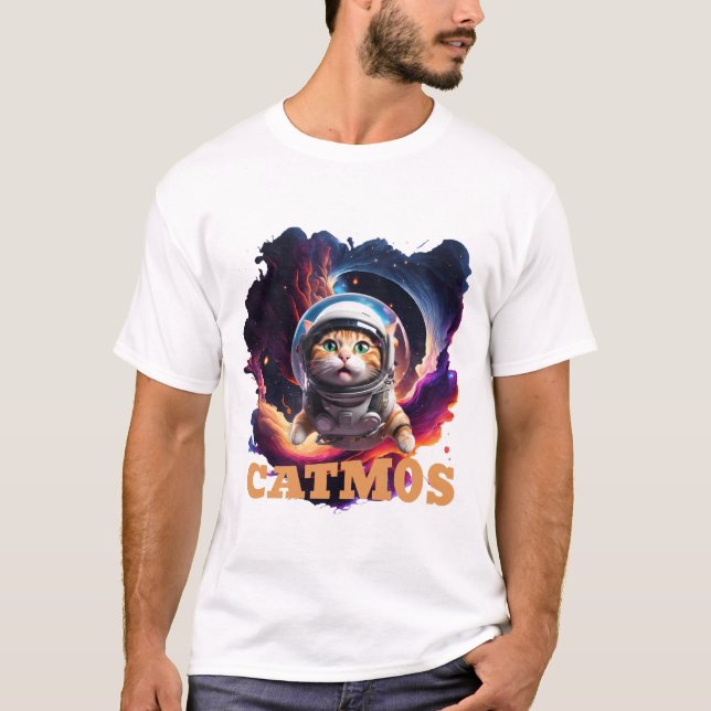 Kosmische Katze - KATMOS-Tki T-Shirt (Vorderseite)