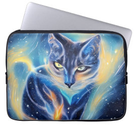 Kosmische Katze Laptopschutzhülle