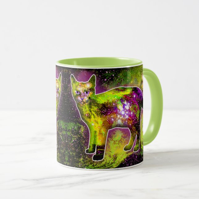 Kosmische Katze Sigma Tasse (VorderseiteRechts)