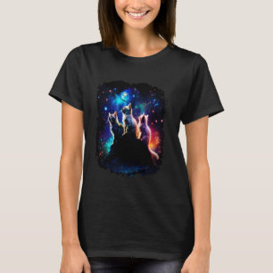 Kosmische Katzen 4 T-Shirt