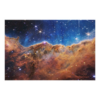 Kosmische Klippen im Carina-Nebel Fotodruck