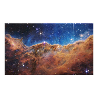 Kosmische Klippen im Carina-Nebel Fotodruck