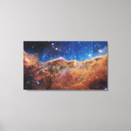 Kosmische Klippen im Carina-Nebel | James Webb | Leinwanddruck
