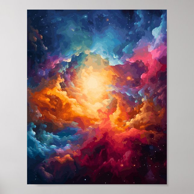 Kosmische Konstellation Poster (Vorne)