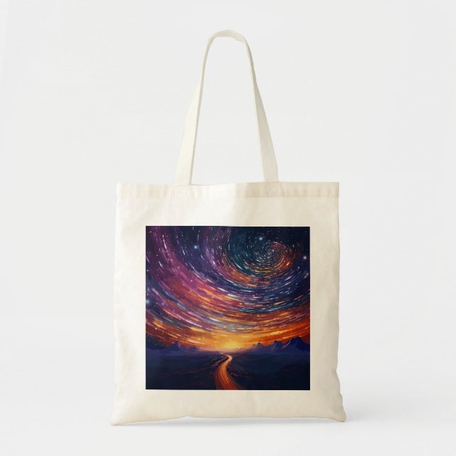 Kosmische Konstellation Tragetasche (Vorne)