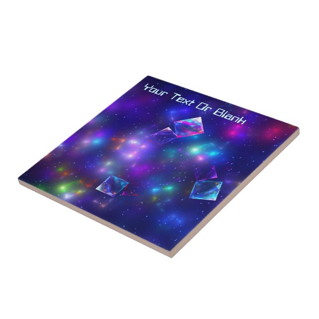 Kosmische Kuben Fliese (Seite)