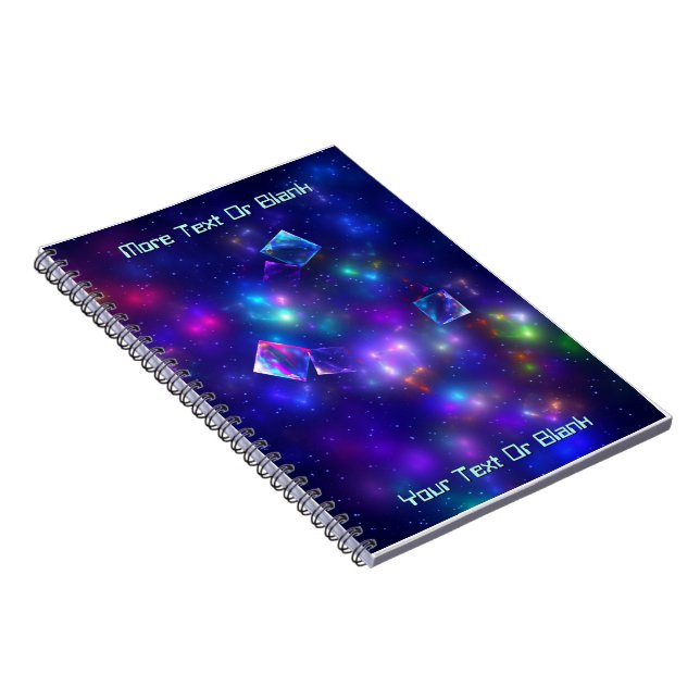 Kosmische Kuben Notizblock (Rechte Seite)