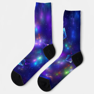 Kosmische Kuben Socken