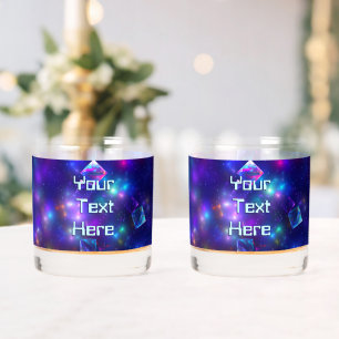 Kosmische Kuben Whiskyglas