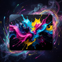 Kosmische Kunst Farbige Urknall-Explosion