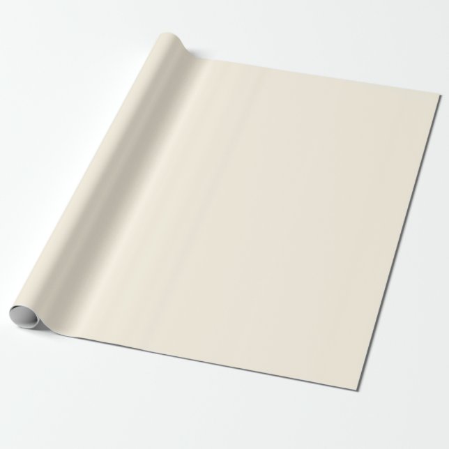 Kosmische Latte Solid Color Geschenkpapier (Ungerollt)