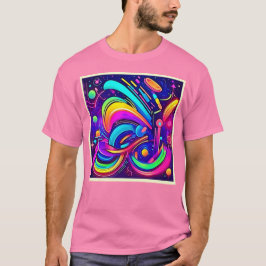 Kosmische Leinwand: Ein FarbUniversum T-Shirt