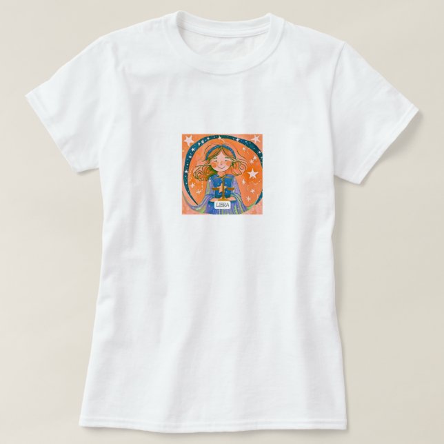 Kosmische Libra T-Shirt (Design vorne)