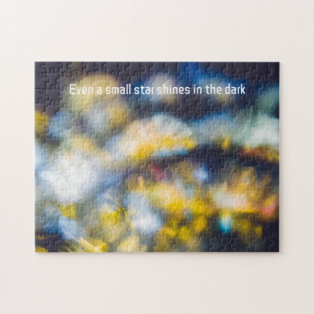 Kosmische Lichter tanzen Puzzle (Horizontal)