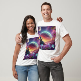 "Kosmische Liebe: Die Elobe einer Mutter unter den T-Shirt