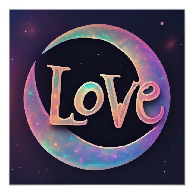 Kosmische Liebe Poster (Vorderseite)