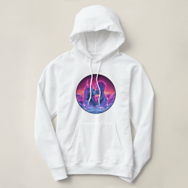 Kosmische Liebe Sparkle Hoodie 💖 ✨ (Design vorne)