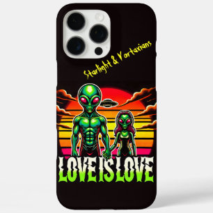 Kosmische Liebe von Alien Couple geteilt iPhone 16 Pro Max Hülle
