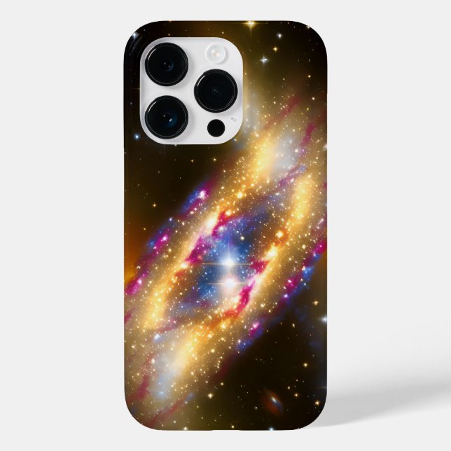Kosmische Lila blaue Sterne explodieren in der Nac Case-Mate iPhone Hülle (Rückseite)