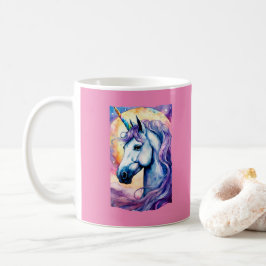 Kosmische Lila Einhorn-Tasse Kaffeetasse