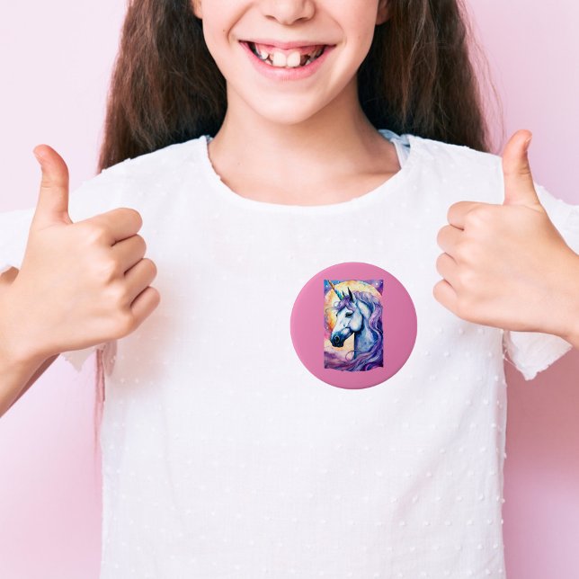 Kosmische Lila Einhorntaste Button (Von Creator hochgeladen)