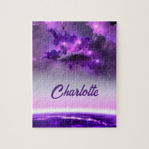 Kosmische Lila Stunden im fantastischen Fun Solar  Puzzle