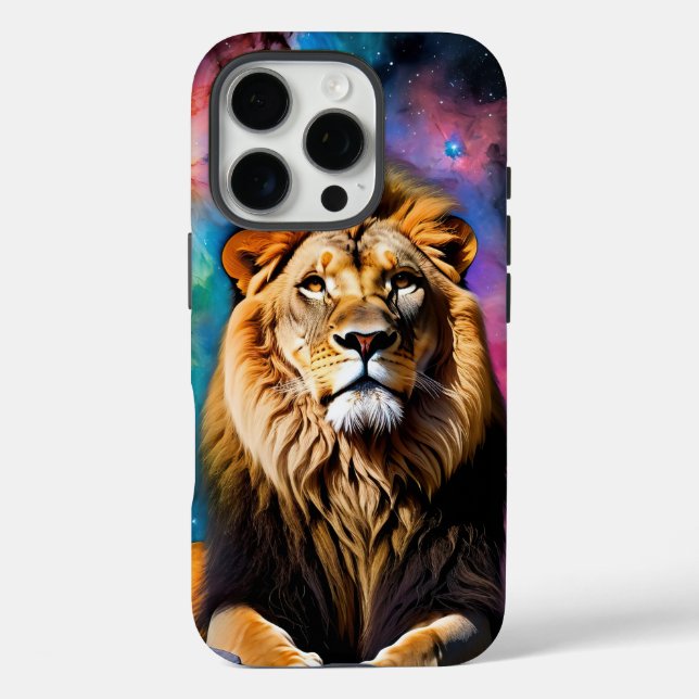 Kosmische Lion Case-Mate iPhone Hülle (Rückseite)