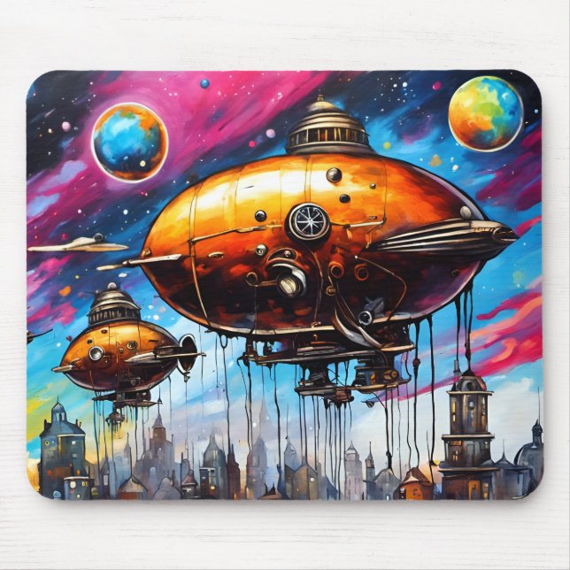 Kosmische Luft Mousepad (Vorne)