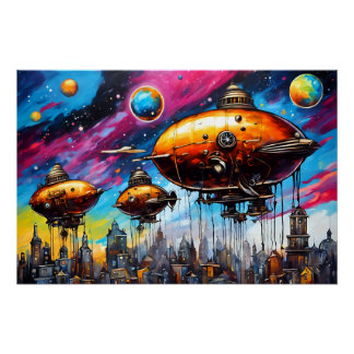 Kosmische Luft Poster